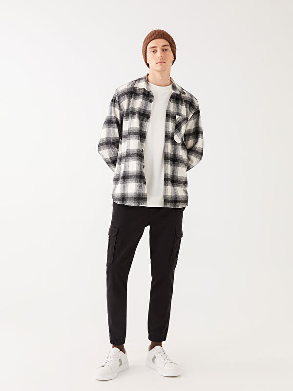 XSIDE Slim Fit Twill Men's Cargo Trousers
