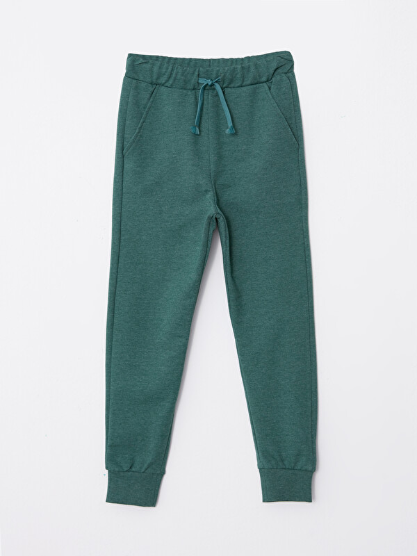 LCW ECO Beli Lastikli Basic Erkek Çocuk Jogger Eşofman Altı