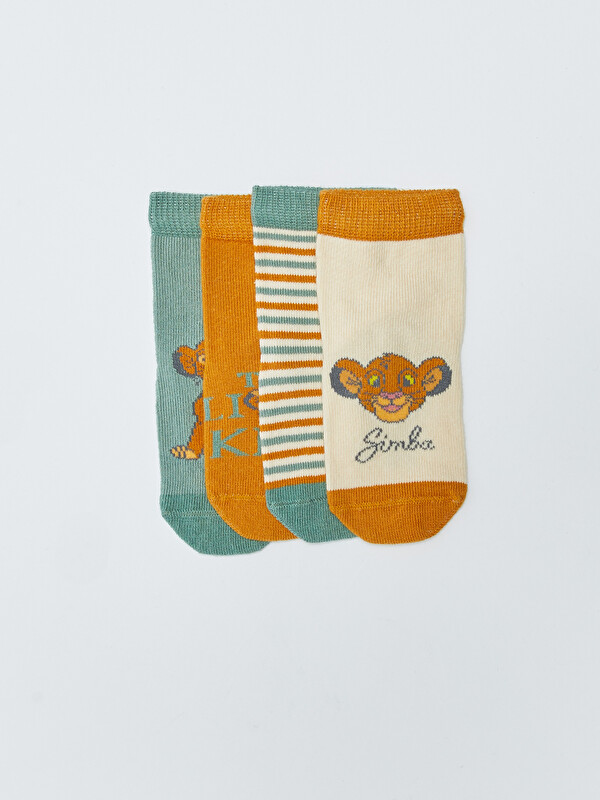 LCW baby Der König der Löwen Bedruckte Baby Jungen Socken 4er-Pack