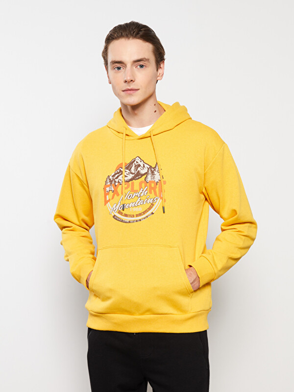 LCW ECO Uzun Kollu Erkek Hoodie