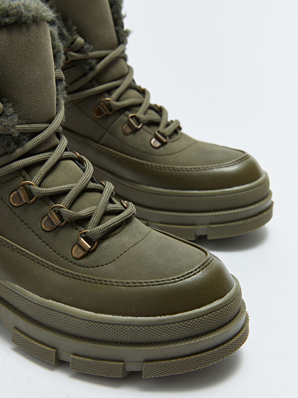 Bağcıklı Kadın Kar Botu - Görsel 4