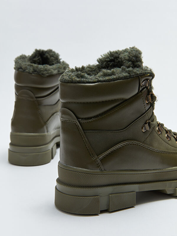 Bağcıklı Kadın Kar Botu - Görsel 5