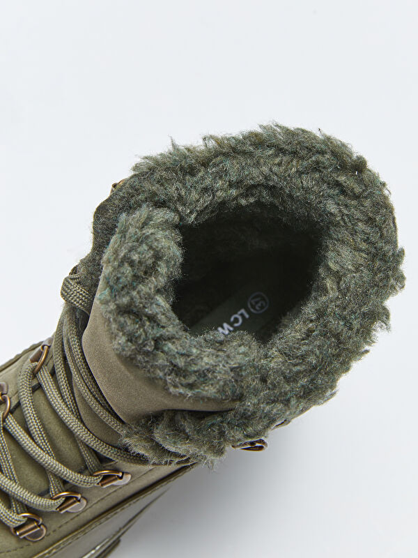 Bağcıklı Kadın Kar Botu - Görsel 6