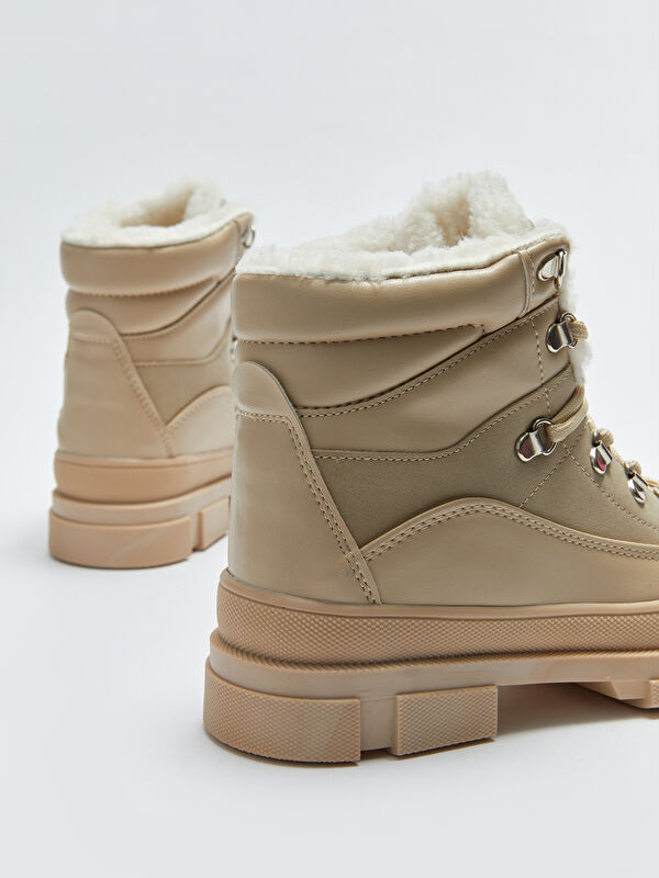 Bağcıklı Kadın Kar Botu - Görsel 5