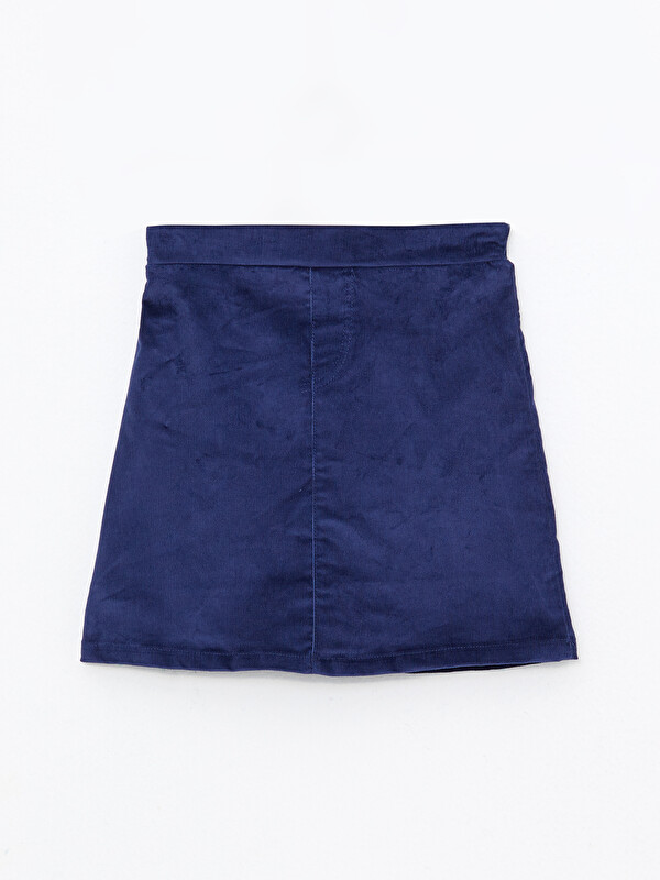 LCW ECO Jupe fille basique en velours à taille élastique