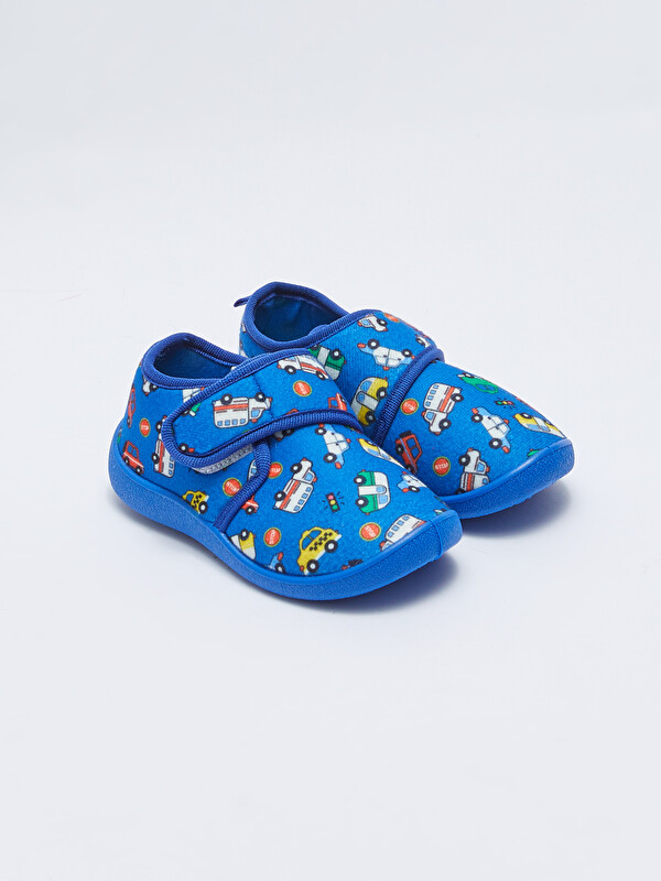 LCW STEPS Printed Velcro Boys' Slipper Boots