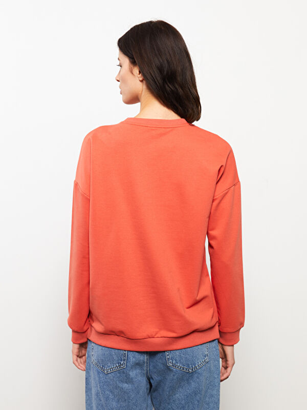 【関税込み】HOPE オレンジ Sub スウェットシャツ LCWAIKIKI Basic Crew Neck Oversize Women's Sweatshirt