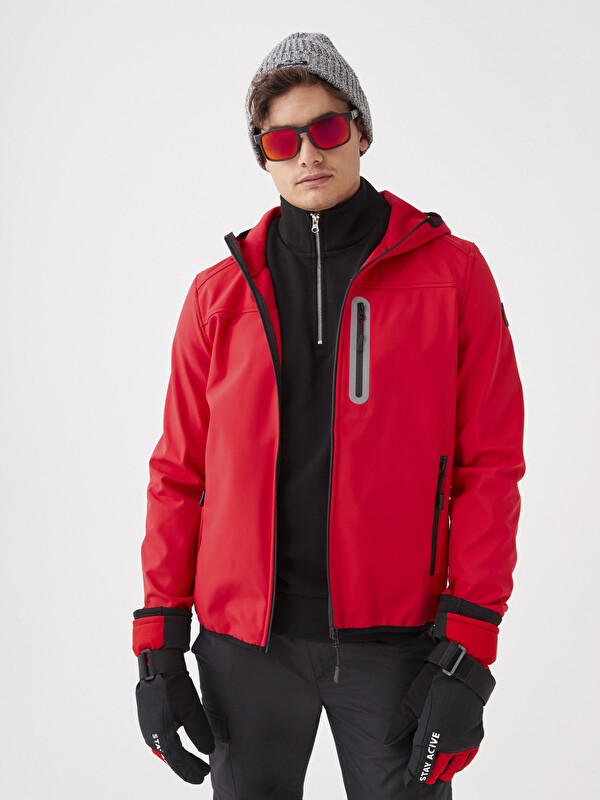 LCW ECO Regular Fit Hooded Men's Raincoat