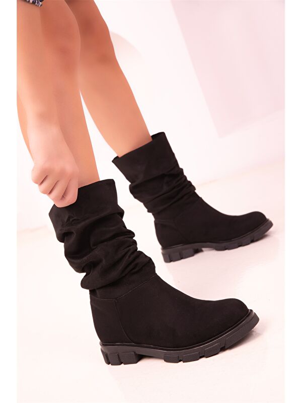 Kalın Tabanlı Kadın Bot - Görsel 6