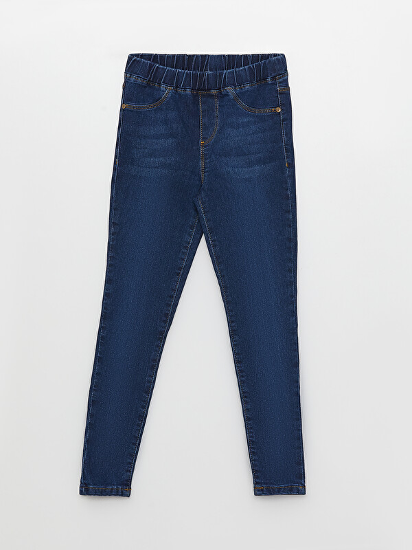 LCW Kids Jean pour fille super skinny à taille élastique