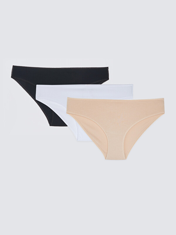 LCW DREAM Düz Bikini Külot 3'lü