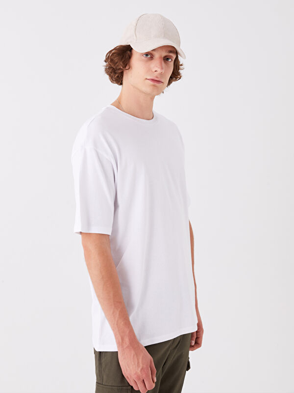 Crew Neck Jersey Men's T-Shirt -S32576Z8-Q6K - LC Waikiki