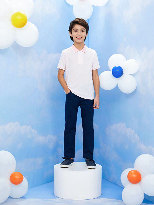 LCW Kids Beli Ayarlanabilir Lastikli Erkek Çocuk Pantolon