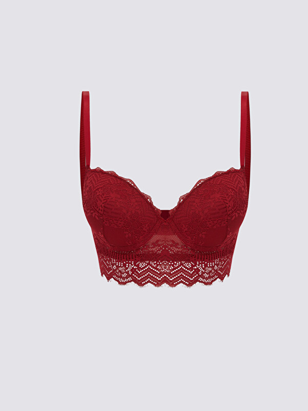 LCW DREAM Balenli Yarım Dolgulu Dantelli Bralet