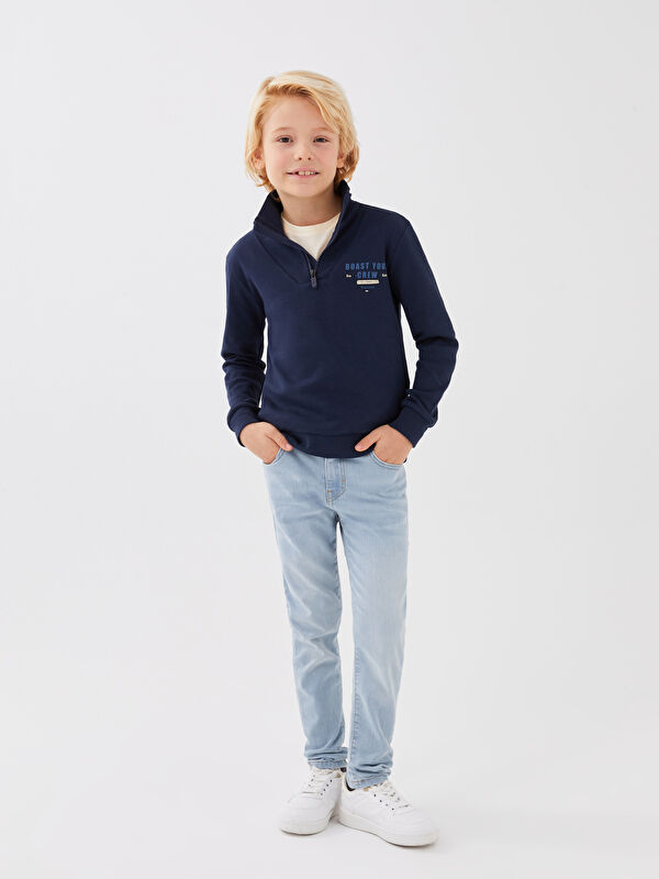 LCW Kids Adjustable Elastic Waist Boys' Jeans