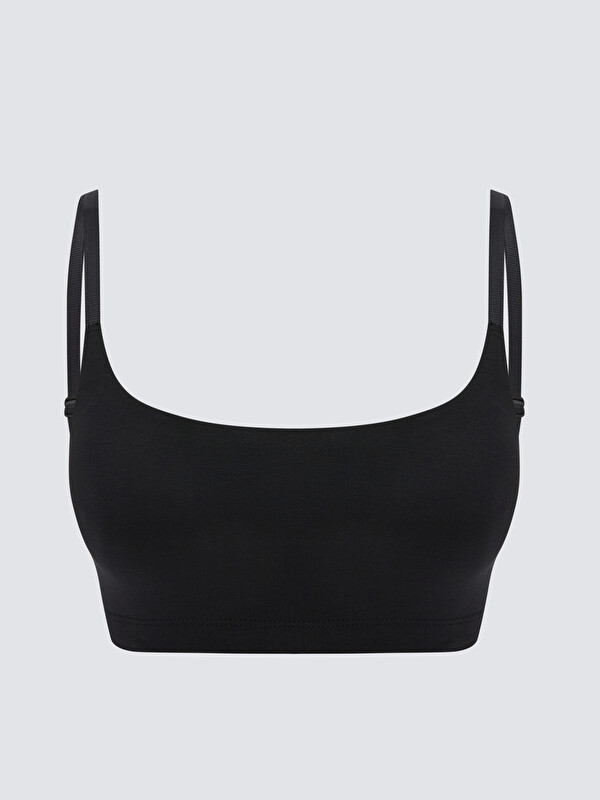 LCW Young Non-Wired Padded Plain Bustier Top