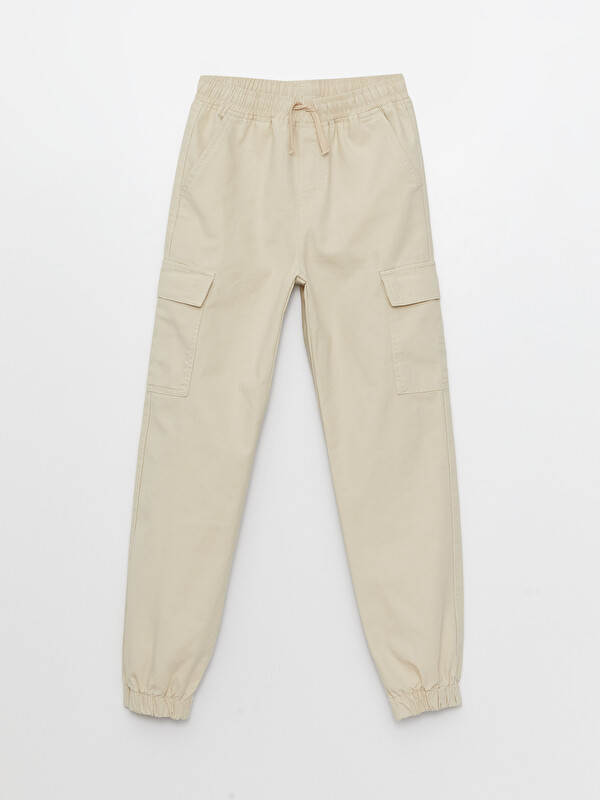 LCW Kids Elastic Waist Boys' Cargo Trousers