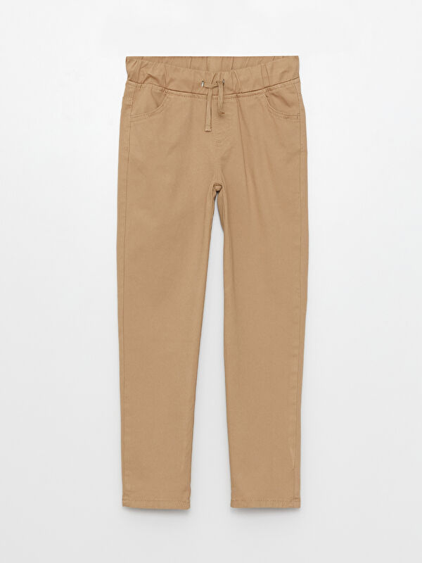 LCW Kids Elastic Waist Slim Fit Basic Boys Trousers