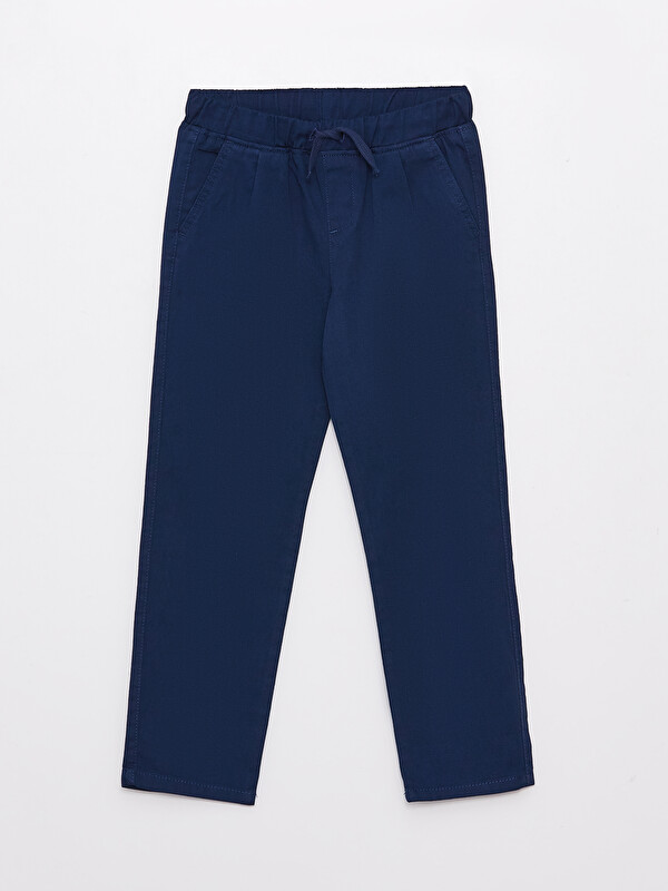 LCW Kids Elasticated Waist Basic Gabardine Boys' Trousers