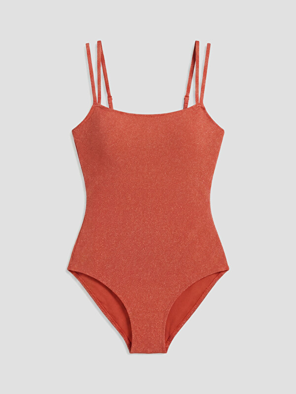 LCW DREAM Maillot de Bain Uni à Lacets pour Femmes
