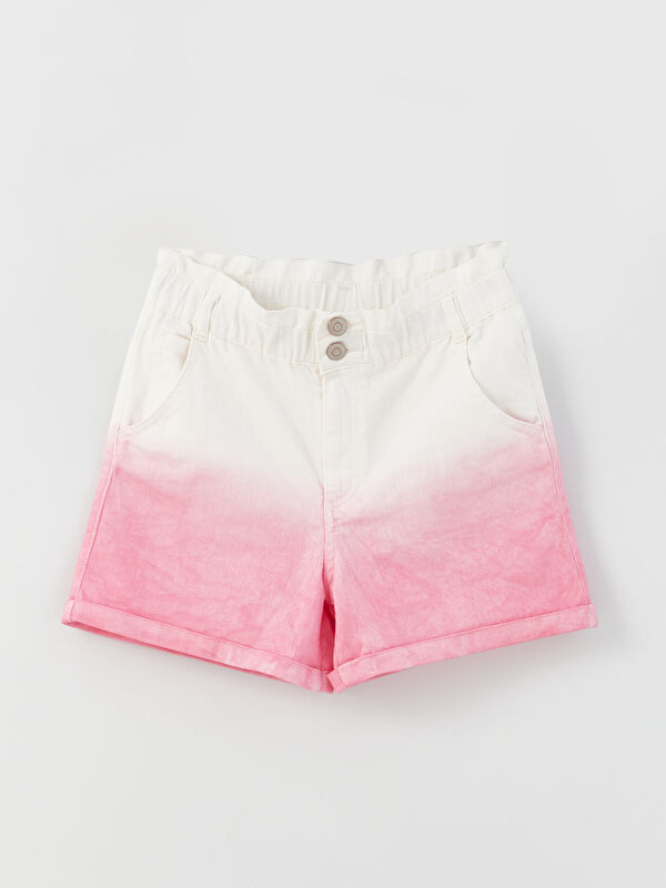 LCW Kids Girls' Shorts with Elastic Waist