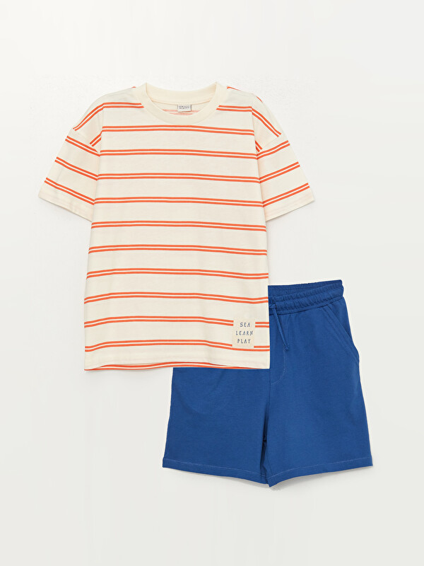 LCW Kids Relaxed Fit Boys' T-Shirt and Shorts