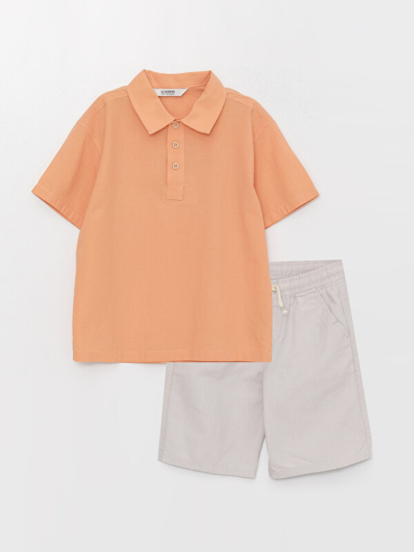 LCW Kids Relaxed Fit Boy's Shirt and Shorts