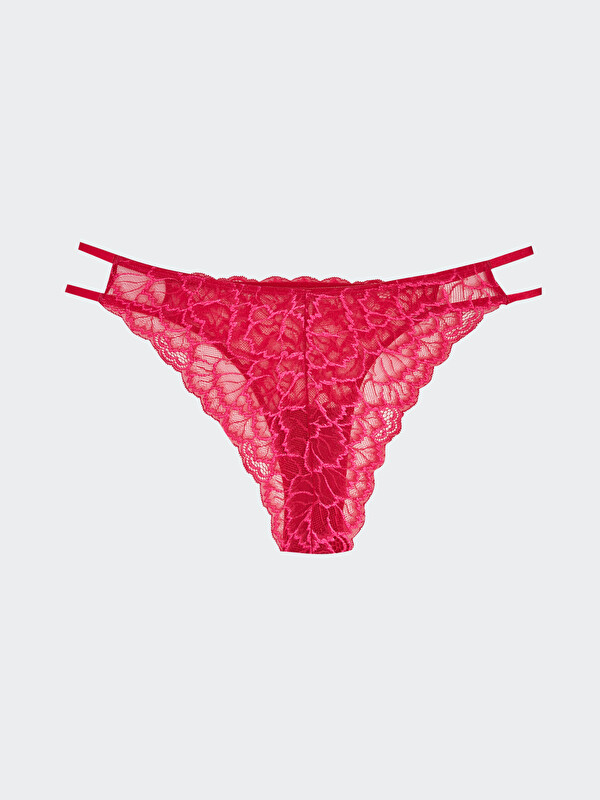 LCW DREAM Fuşya Dantelli Fantezi Brazilian Külot - S3CB02Z8-HLK | LCW