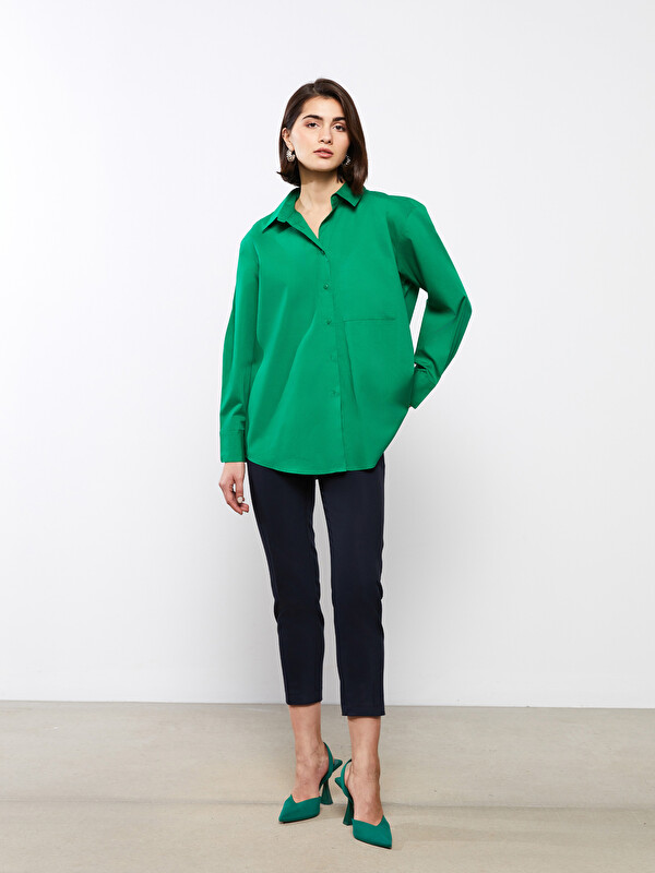 LCW Vision Pantalon Uni Coupe Régulière pour Femmes