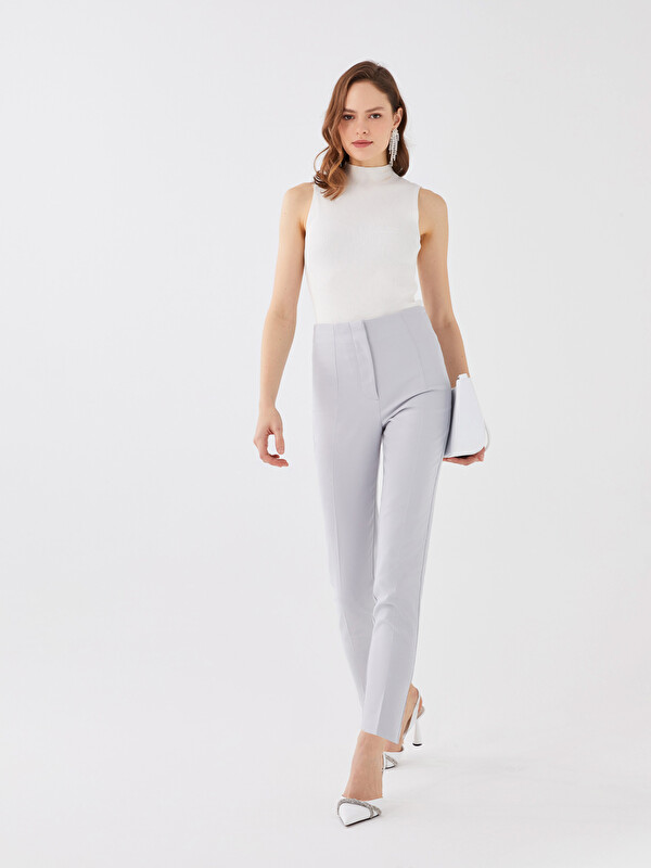LCW Vision Women's Standard Fit Plain Trousers