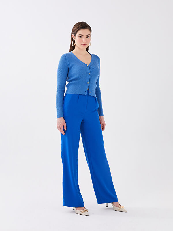 LCW Vision High Waisted Relaxed Fit Regular Women's Trousers