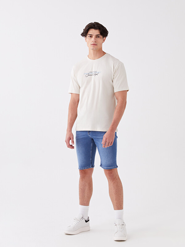 LCW Jeans Standart Kalıp Erkek Jean Şort