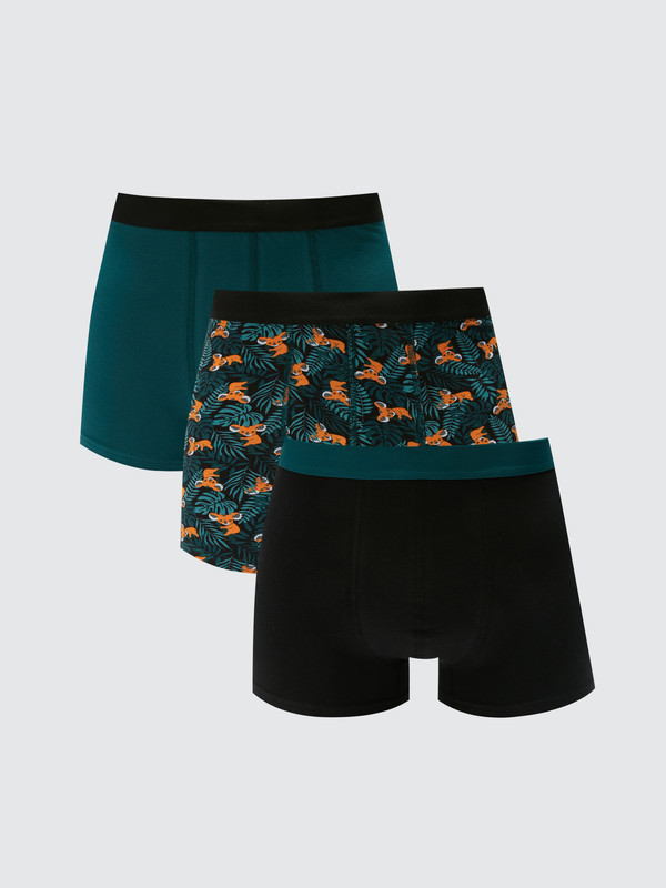 LC WAIKIKI Standard Fit Cotton Stretch Men's Boxer 3-pack