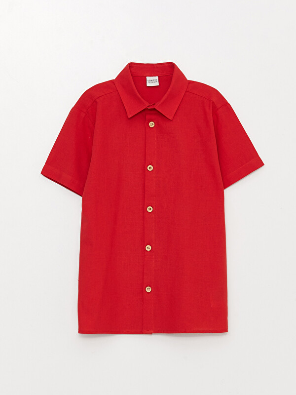 LCW ECO Basic Short Sleeve Boys' Shirt