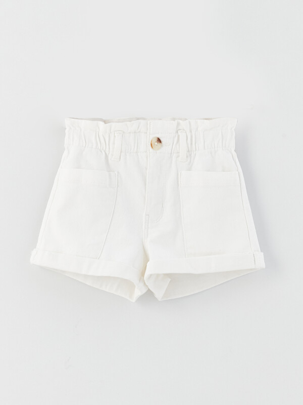 LCW Kids Shorts Basiques à Taille Élastiquée pour Filles
