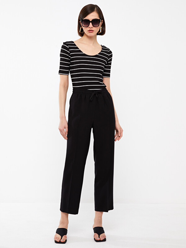 LCW Vision Elasticated Waist Relaxed Fit Women's Trousers