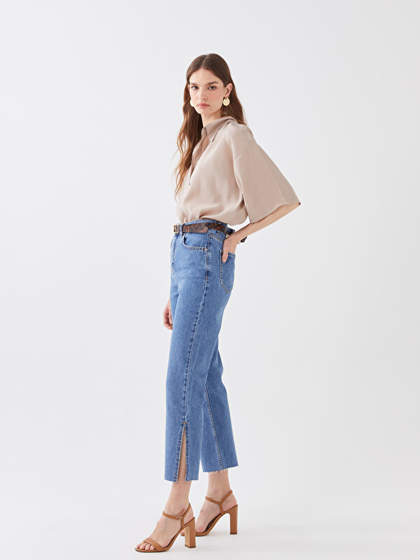 LCW Vision High Waisted Straight Fit Women's Jeans