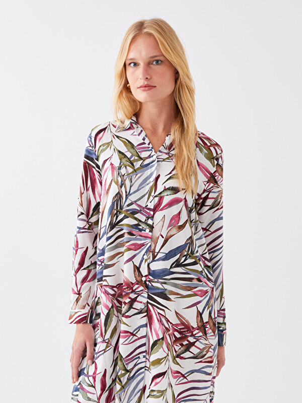 LCWAIKIKI Classic Tunique Chemise à Motifs pour Femmes
