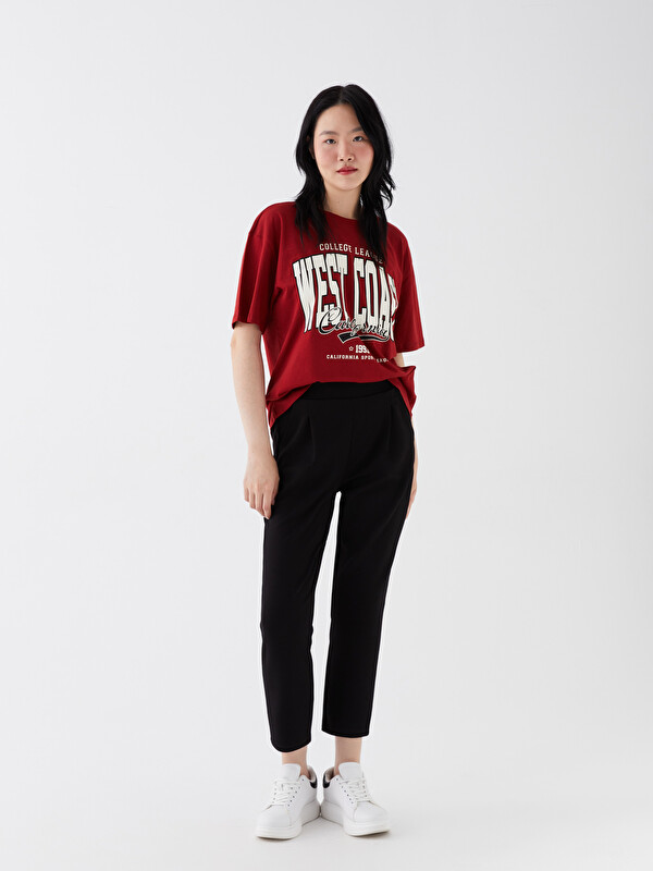 LCW Vision Elasticated Waist Relaxed Fit Women's Trousers