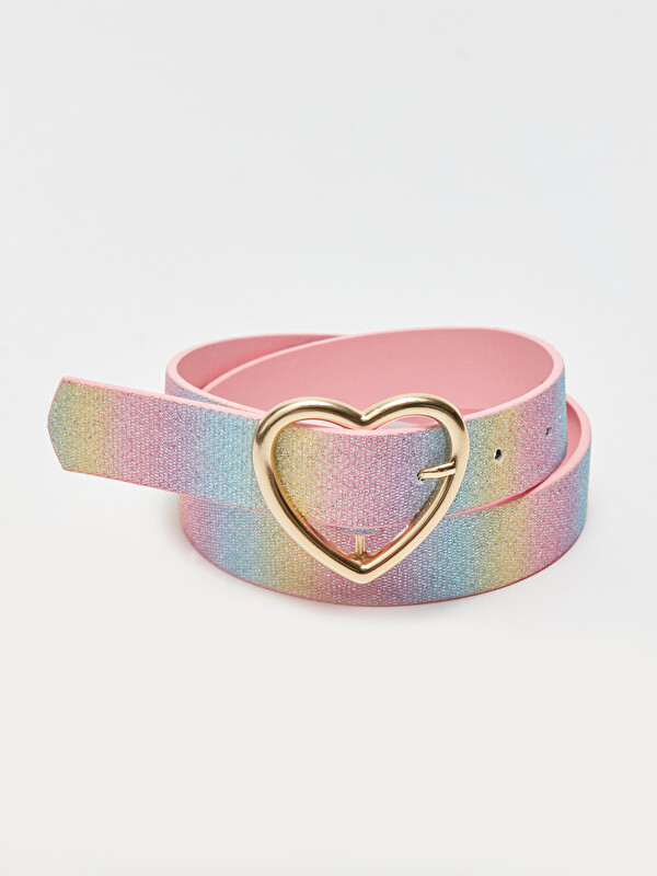 LCW ACCESSORIES Multicolored Glitter Girl Belt