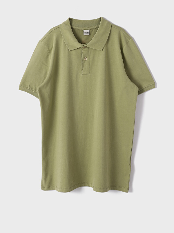 LCW Kids Polo Neck Basic Short Sleeve Boys' T-Shirt