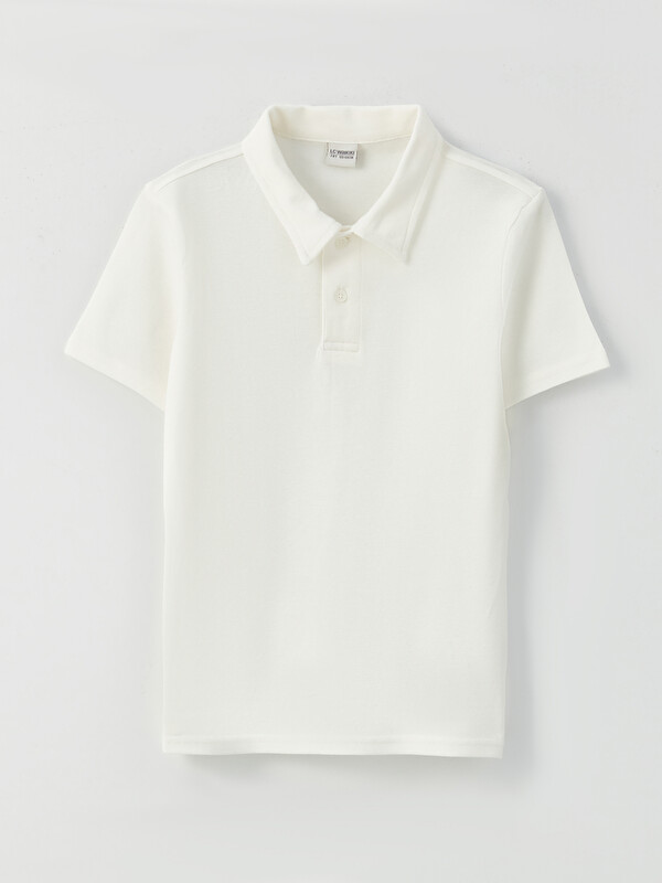 LCW Kids Polo Neck Basic Short Sleeve Boys' T-Shirt