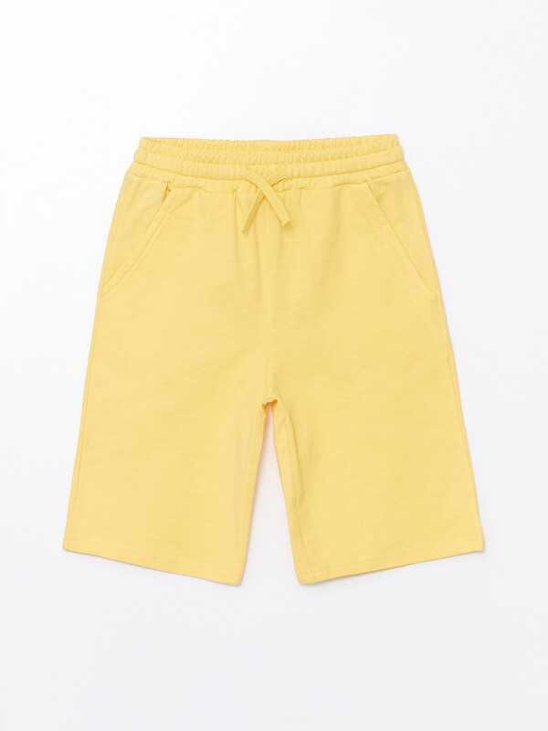 LCW Kids Elastic Waist Basic Boys' Roller Shorts