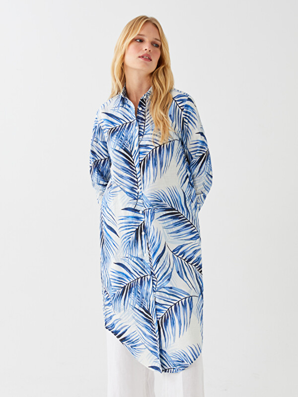 LCWAIKIKI Classic Patterned Women's Shirt Tunic
