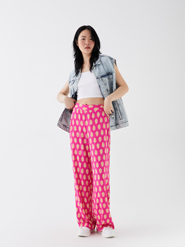 LCW Vision Elasticated Waist Relaxed Fit Women's Trousers
