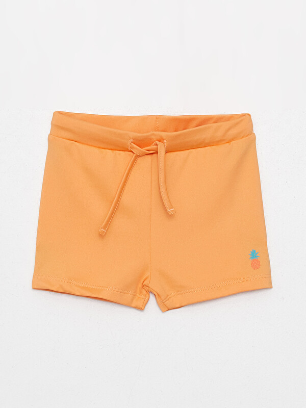 LCW baby Elastic Waist Printed Baby Boys' Swim Shorts