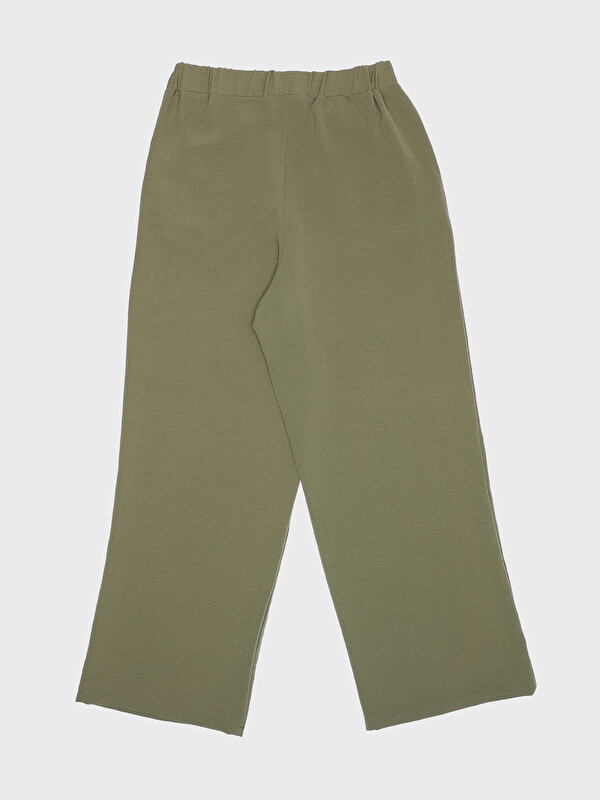 LCW Grace Elasticated Waist Relaxed Fit Women's Trousers