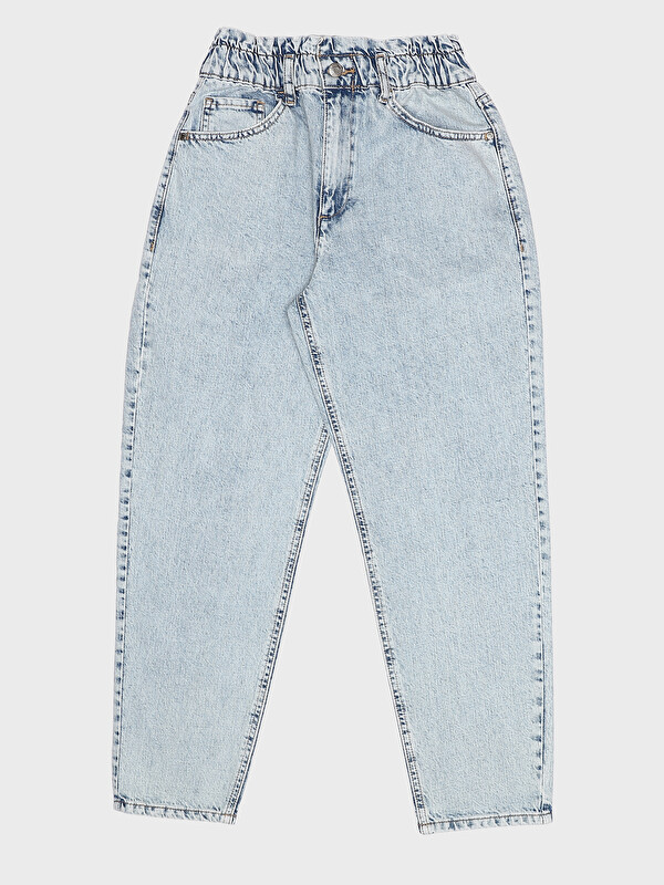 LCW Jeans Elasticated Waist Slouchy Fit Women's Jeans