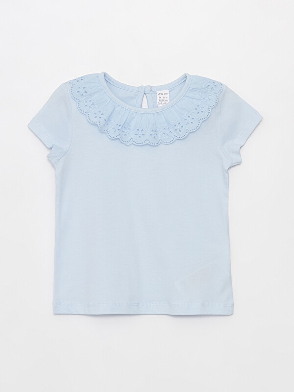 LCW baby Crew Neck Baby Girls' T-Shirt