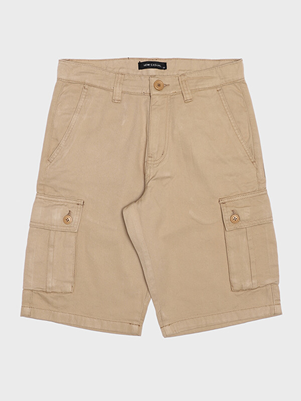 XSIDE Standard Fit Twill Men's Bermuda Shorts